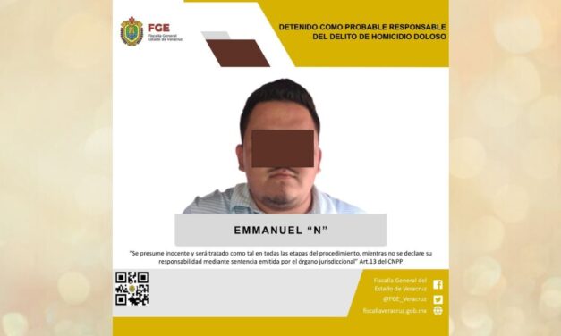 Detienen a presunto homicida en Tihuatlán, Veracruz