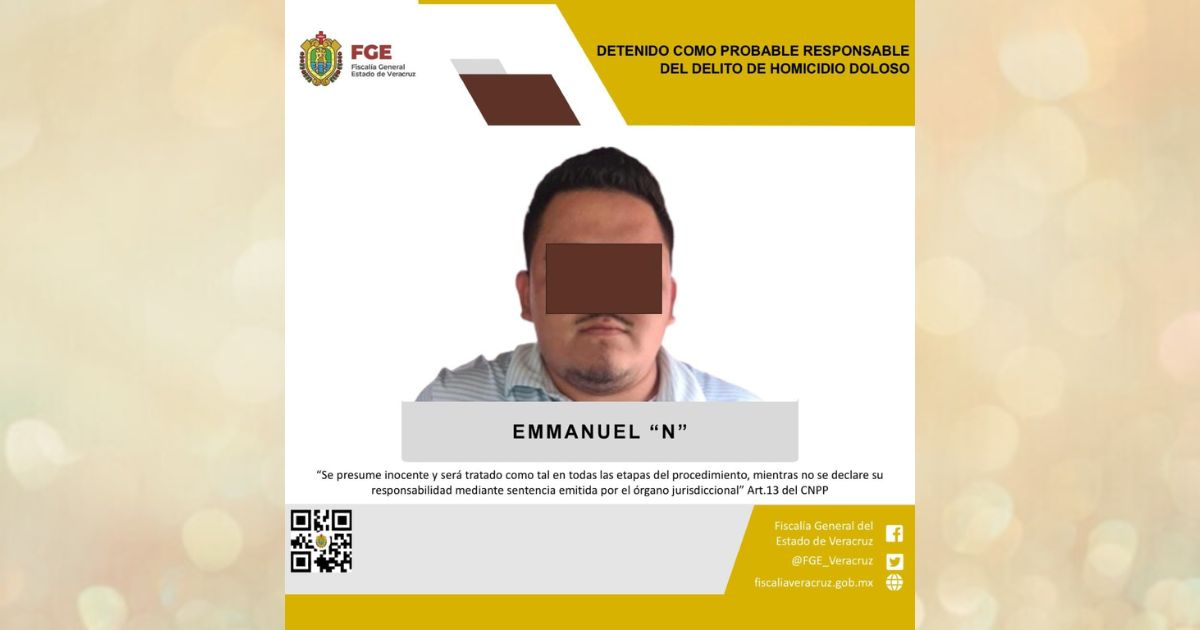 Detienen a presunto homicida en Tihuatlán, Veracruz