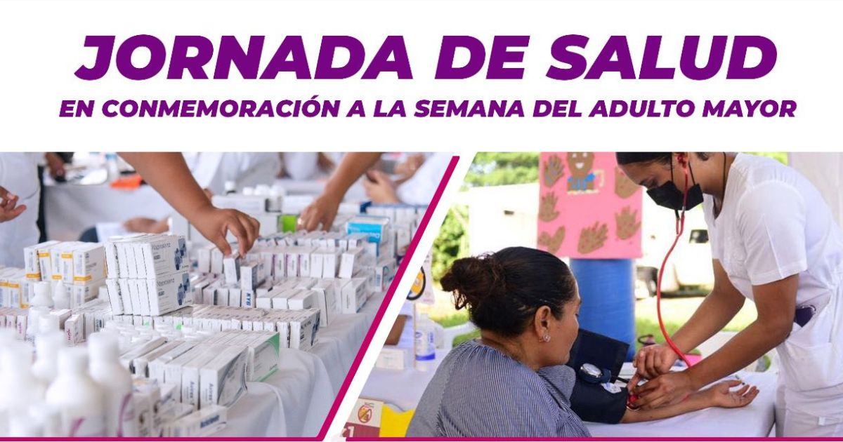 DIF Tuxpan invita a la “Jornada de Salud gratuita para el Adulto Mayor”