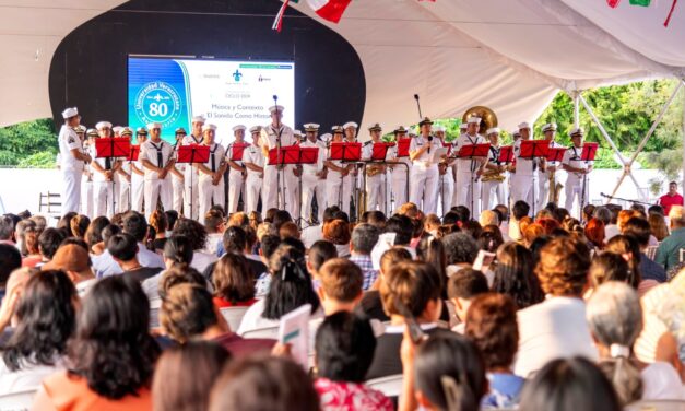 Exitoso e inolvidable concierto en Tuxpan de la Banda Sinfónica de la Secretaría de Marina Armada de México