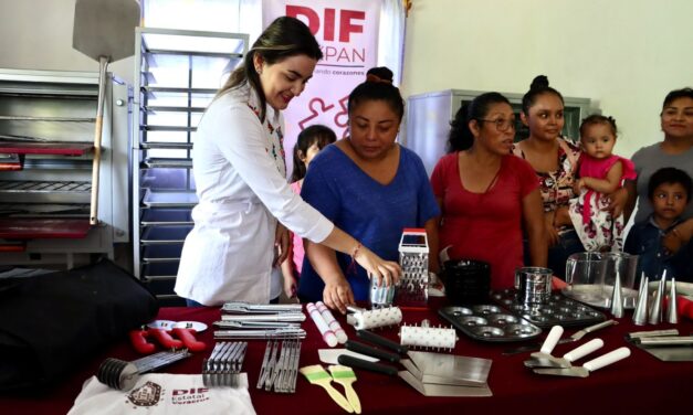 DIF Tuxpan impulsa el emprendimiento y el autoempleo comunitario