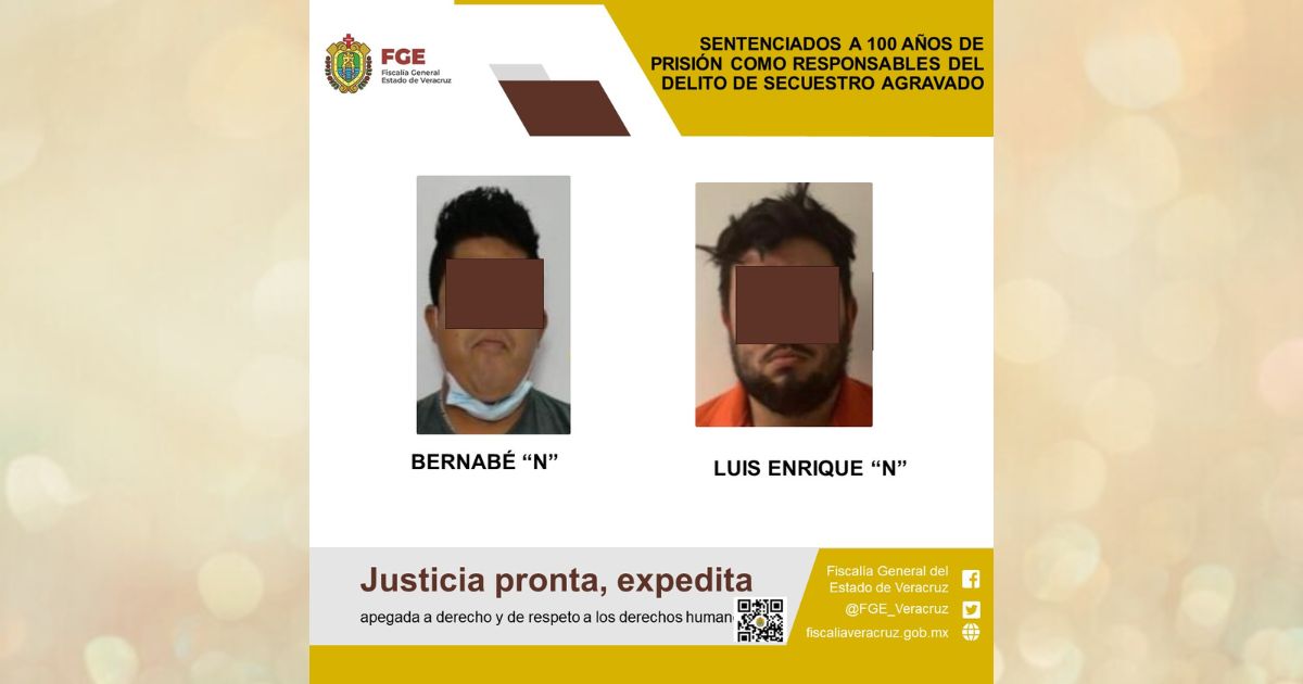 Tamalín: 100 años de prisión por el delito de secuestro