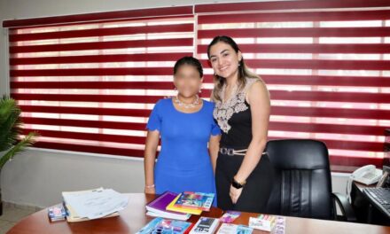 Reintegra DIF Tuxpan a adolescente con su familia