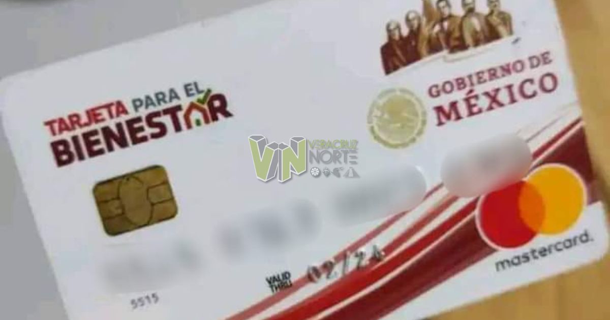 Alertan sobre fraudes en tarjetas del Bienestar en Álamo, Veracruz