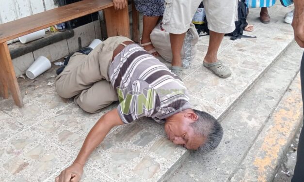 Álamo: Hombre sufre ataque epiléptico y se golpea en la cabeza en la zona Centro