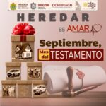 Por “Septiembre Mes del Testamento” se instalarán en Tuxpan mesas de asesoría al público en general, en el Parque Reforma