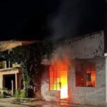 Incendio en propiedad abandonada en Álamo, Veracruz