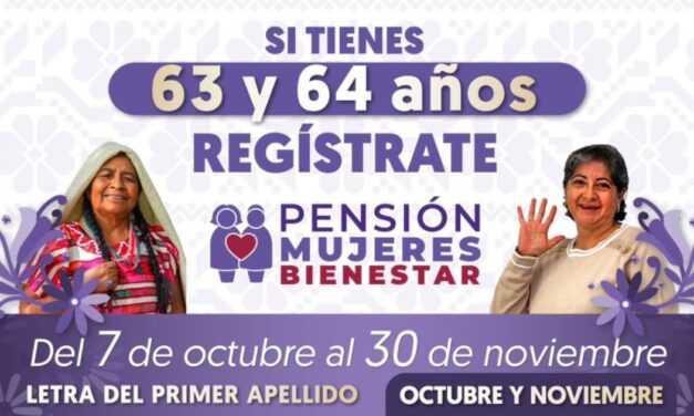 Requisitos y fecha de registro para la Pensión del Bienestar de las mujeres de 60 a 64 años