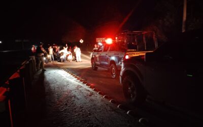 ¡Debía estar en la escuela! Menor de edad sufre accidente tras derrapar su motocicleta en la Tuxpan-Tampico