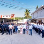 Alcalde y cabildo de Tuxpan encabezaron pase de lista en la Secretaría de Seguridad Pública Municipal