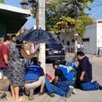 Trabajador cae de una escalera en zona centro de Pánuco