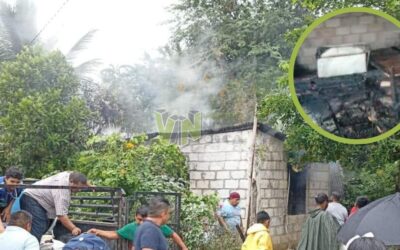 Séptimo incendio en “La Camelia”: Fuego consume vivienda en localidad de Álamo