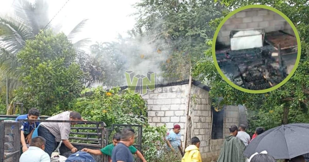 Séptimo incendio en “La Camelia”: Fuego consume vivienda en localidad de Álamo