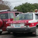 Choque en la carretera Álamo-Ixhuatlán de Madero deja sólo daños materiales