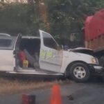 Encontronazo en la Naranjos-Chontla deja cinco heridos