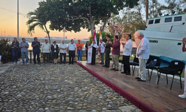 Tuxpan: Se conmemoró el 68 Aniversario de la Partida del Yate Granma, en el Museo de la Hermandad México-Cuba