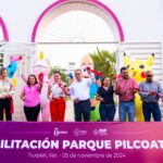 Tuxpan: Quedó espectacular la rehabilitación del Parque Público Pilcoatochitl