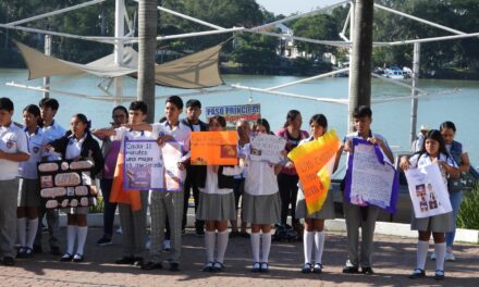 Tuxpan: Con Lunes Cívico se conmemoró el Día Internacional de la Eliminación de la Violencia contra la Mujer