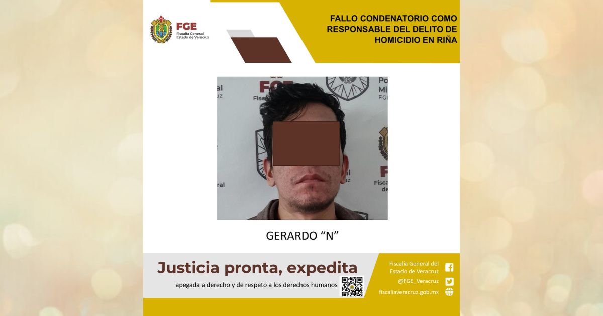 Fallo condenatorio como responsable del delito de homicidio en riña en Misantla