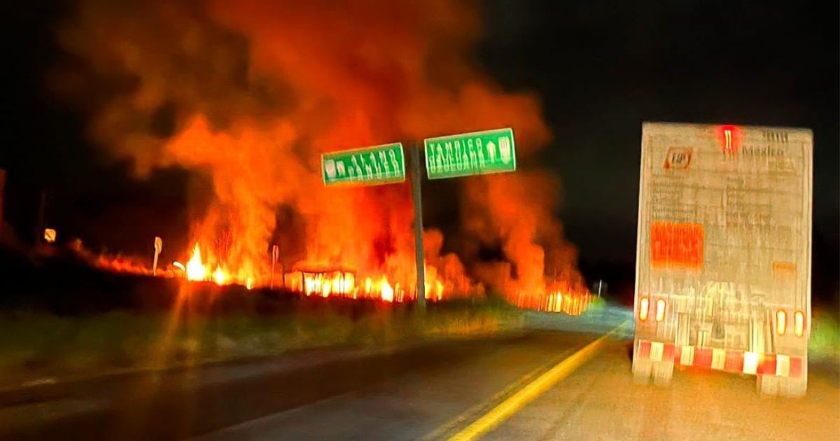 Incendio en Pastizal de Potrero del Llano