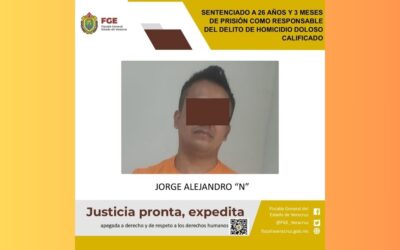 Tampico Alto: Sentenciado a 26 años y 3 meses de prisión por el delito homicidio doloso