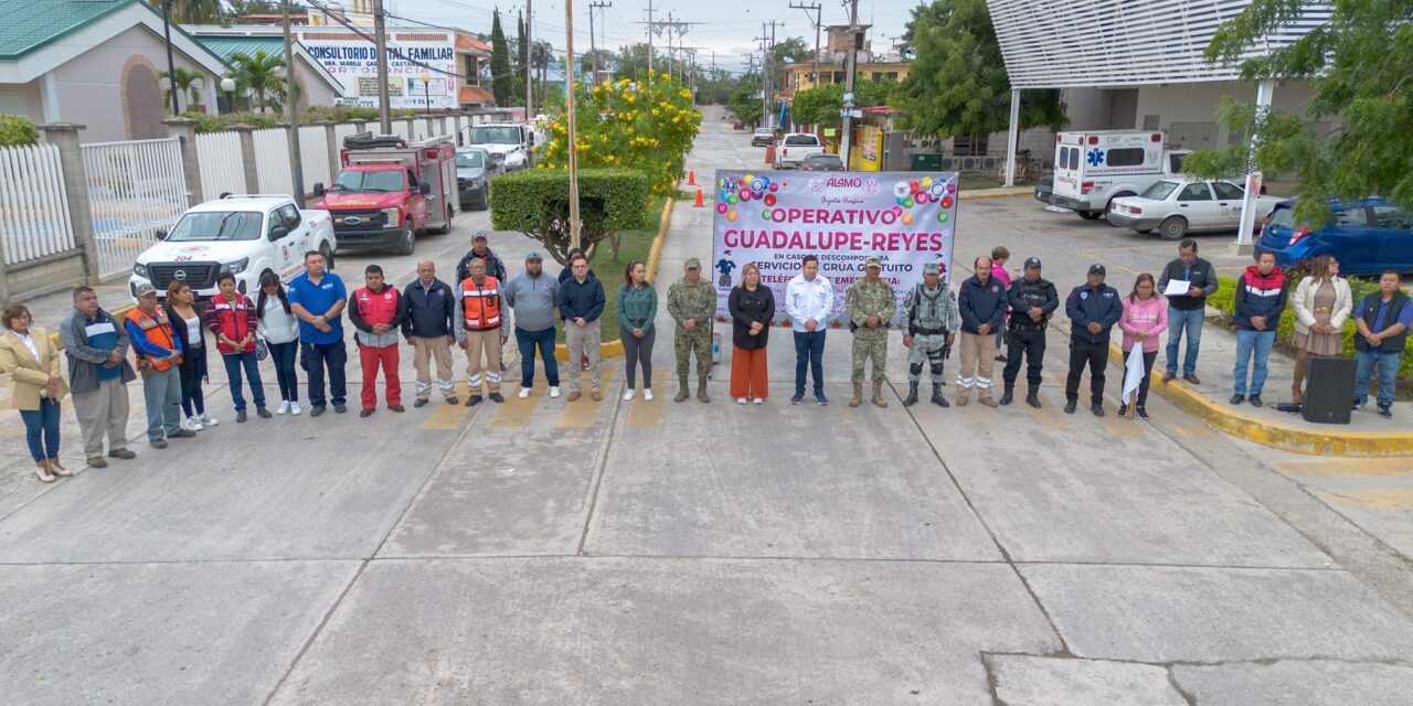  Inicia Operativo Guadalupe-Reyes en Álamo