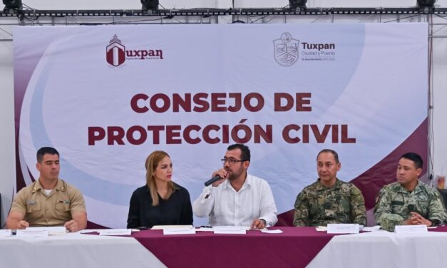 Sesionó el Consejo Municipal de Protección Civil de Tuxpan y se mantiene en alerta permanente por la temporada invernal
