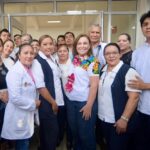 Entrega Rocío Nahle Centro de Salud Rehabilitado en Platón Sánchez