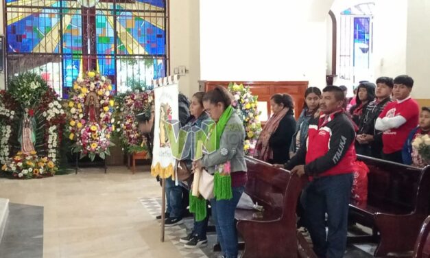 Álamo se llena de fervor en honor a la Virgen de Guadalupe