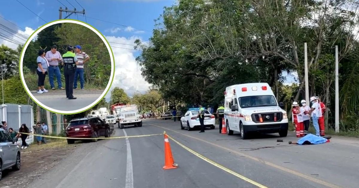 ¡Terrible accidente en la carretera México-Tuxpan!: Motociclista pierde la vida
