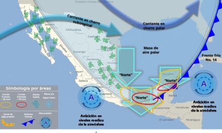 Tuxpan en Alerta Gris por evento de Norte muy fuerte a intenso y bajas temperaturas, por el paso del Frente Frío 14