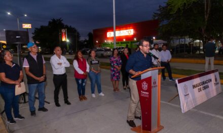 Gobierno de Tuxpan inauguró un tramo más de la avenida Adolfo López Mateos y la pavimentación con concreto hidráulico de la calle Ángel Saqui
