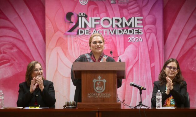 Gobernadora Rocío Nahle acude a segundo Informe del Poder Judicial