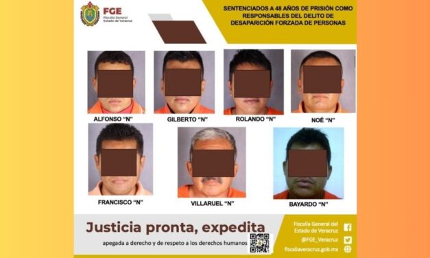 48 AÑOS DE PRISIÓN POR EL DELITO DE DESAPARICIÓN FORZADA DE UN POLÍTICO DE TEPETZINTLA