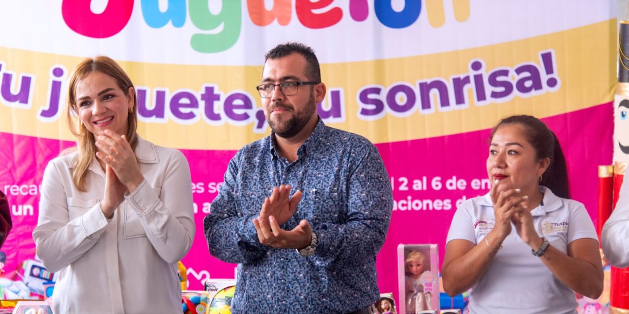 Inicia el “Juguetón” para llevar felicidad a la niñez tuxpeña en el Día de Reyes