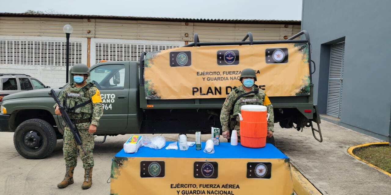 Batallón de Ingenieros de Combate Aplica Plan DN-III-E por Bajas Temperaturas en Cerro Azul