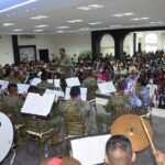 Tihuatlán: Éxito total la presentación de la Banda de Música de la Sexta Región Militar