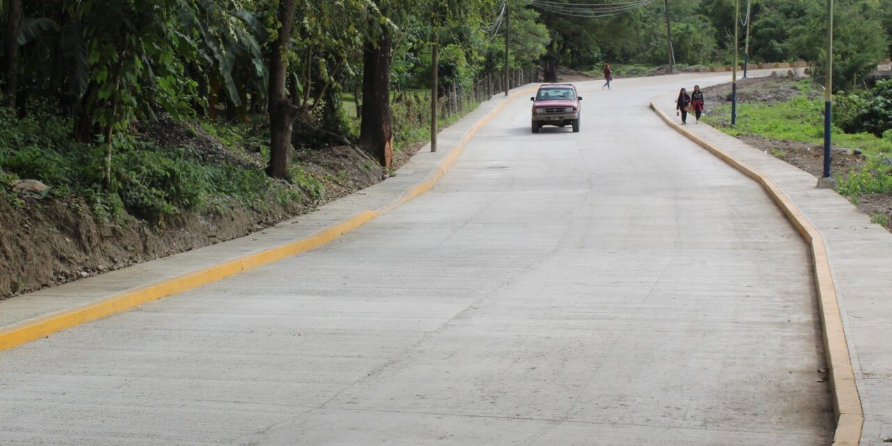 Inauguración de la Calle 18 de Marzo: Conectividad y Progreso para Horcones y Potrero del Llano