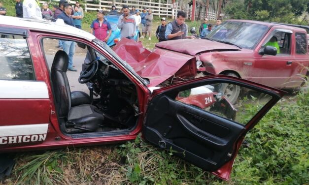  Taxista pierde la vida: Terrible accidente en la carretera Chicontepec-San Sebastián