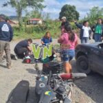 Motociclista lesionado tras choque en Potrero del Llano