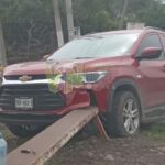 Se accidenta «camionetón» de la regidora Rosa Vicencio en Álamo Temapache