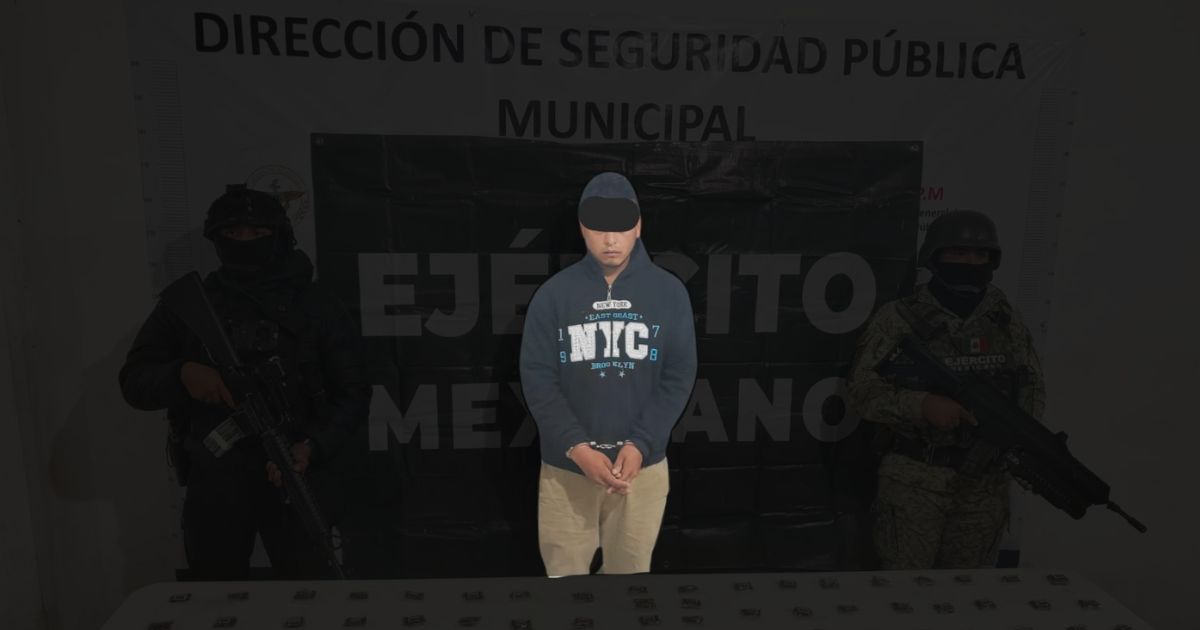 Papantla: Ejército Mexicano detiene a Individuo con droga en El Carrizal