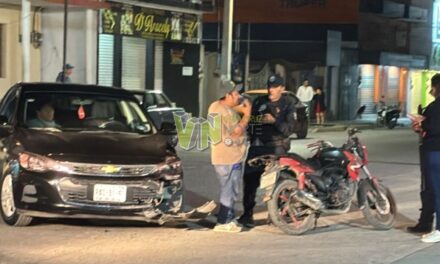 Álamo: Choque en la avenida Independencia