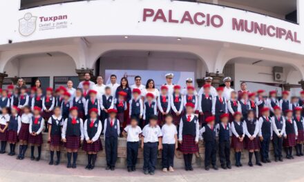 Gobierno de Tuxpan realiza Lunes Cívico por el Aniversario Luctuoso del Gral. Vicente Guerrero