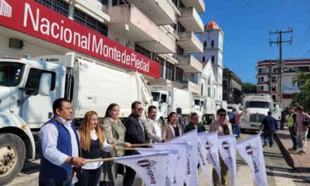 Tuxpan: Se suman otros 10 camiones recolectores de basura a la limpia pública de Tuxpan, con lo que se mejorará el servicio