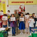 Ejército Mexicano promueve la salud bucal en los niños de Cerro Azul