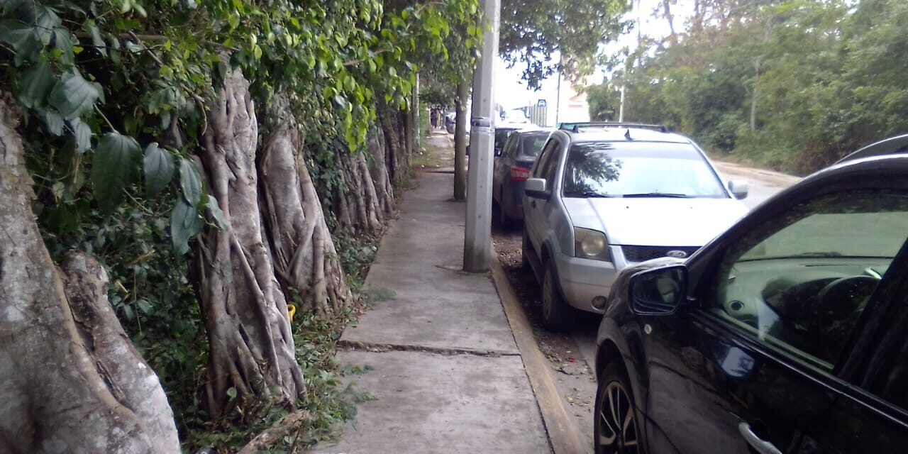 Tuxpan: Se reactivó el alumbrado público y se rescataron banquetas en el acceso al IMSS y colonia Petrolera