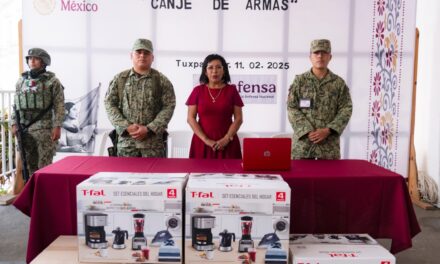 Defensa inició en Tuxpan el “Canje de Armas”, en el marco de la acción institucional denominada «Sí al Desarme, Sí a la Paz»
