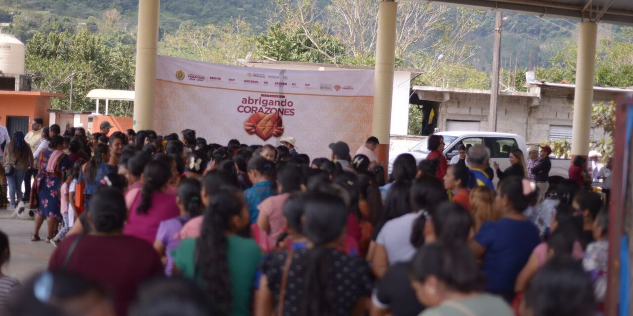 Caravana Abrigando Corazones sigue su ruta en el Totonacapan