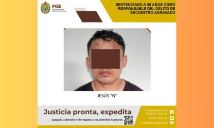 50 años de prisión por el delito de secuestro agravado en Tamiahua